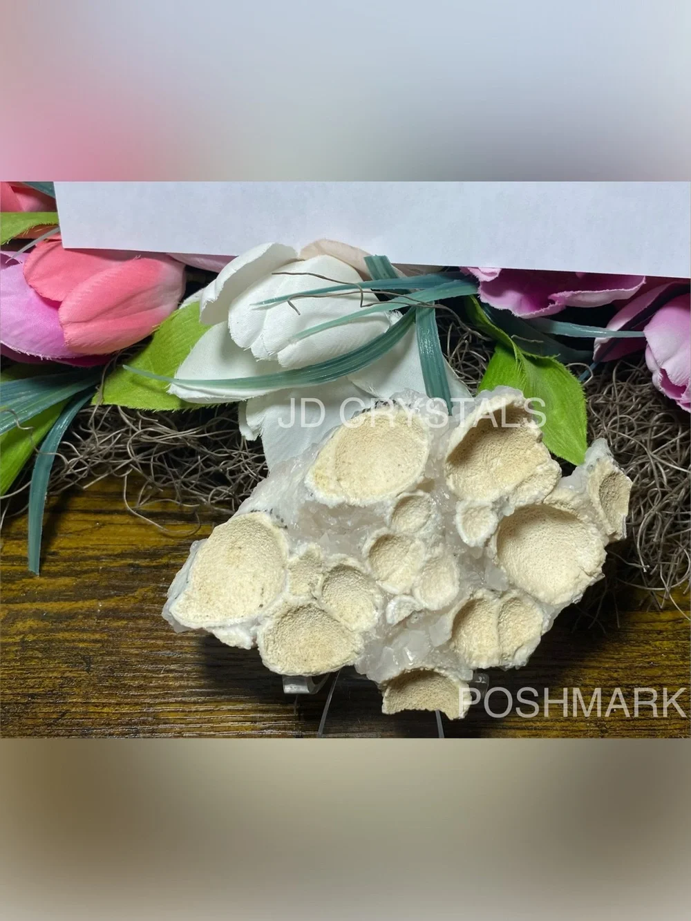 Pink Mangano Calcite Cluster